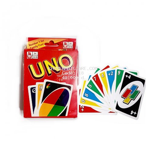 Bộ bài Uno Giấy cứng giải trí