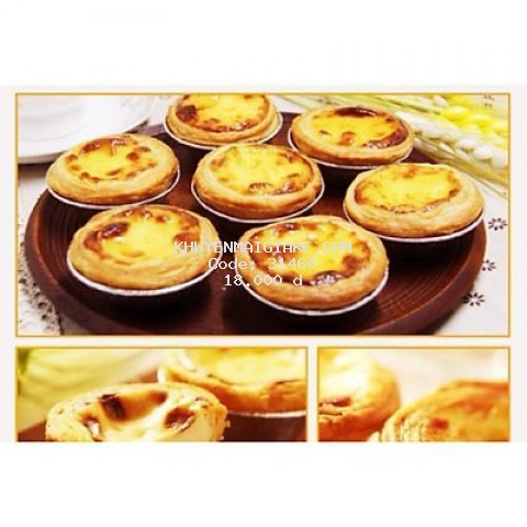 50 giấy cốc giấy nhôm 7x4x1.5cm làm bánh tart