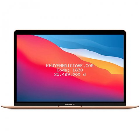 Apple Macbook Air 2020 M1 - 13 Inchs (Apple M1/ 8GB/ 256GB) - Hàng Chính Hãng-