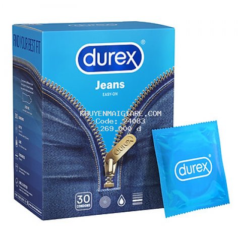 Bao cao su Durex Jeans Hộp 30 bao