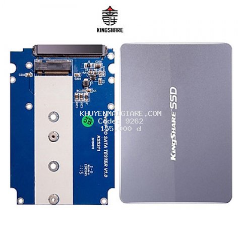 Box Kingshare Chuyển Đổi SSD M2 SATA sang chuẩn SATA III 2.5