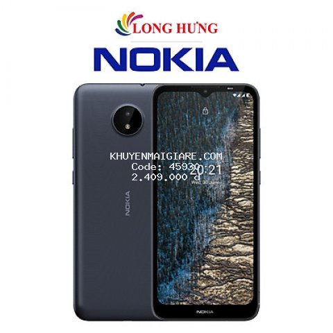 Điện thoại Nokia C20 2GB/32GB - Hàng chính hãng
