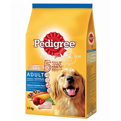 Đồ Ăn Cho Chó Vị Gà Và Các Loại Rau Củ Pedigree Dạng Túi 1.5kg