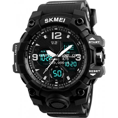 Đồng hồ nam điện tử thể thao SKMEI SK30 chống sốc chống nước, bơi lội thoải mái