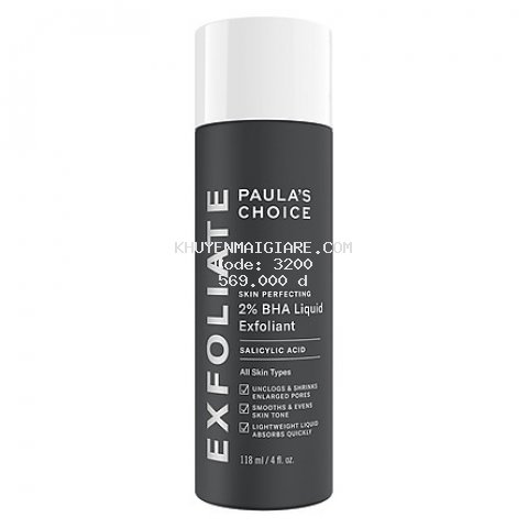 Dung Dịch Loại Bỏ Tế Bào Chết 2% BHA Paula's Choice Skin Perfecting 2% BHA Liquid Exfoliant (118ml)