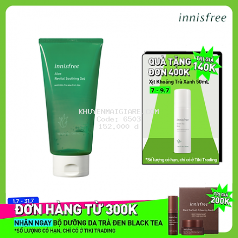 Gel Dưỡng Ẩm Nha Đam Innisfree Aloe Revital Soothing Gel 300ml - 131170177