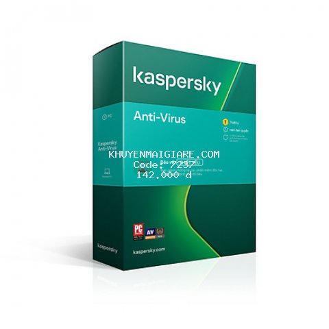 Kaspersky Anti Virus Cho 1 Máy Tính - KAV1U - Hàng chính hãng