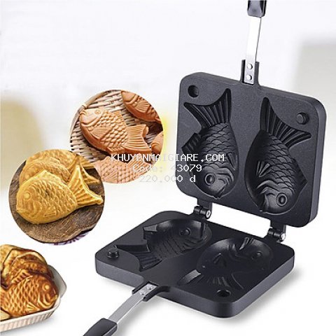 Khuôn Làm Bánh Cá Taiyaki Chống Dính Cao Cấp