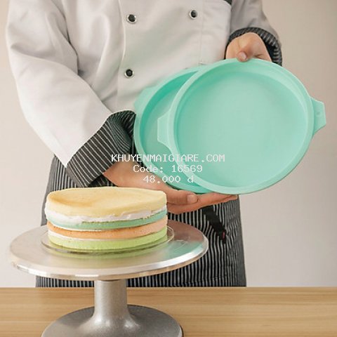 Khuôn nướng bánh silicone 19.5cm - T0122