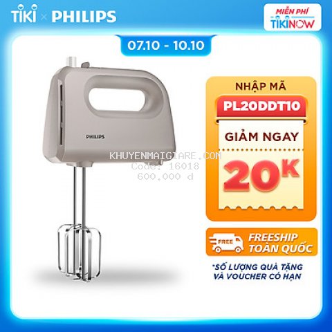 Máy Đánh Trứng Philips HR3705 (300W) - Hàng Chính Hãng