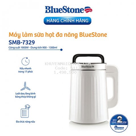 Máy Làm Sữa Hạt Đa Năng Bluestone SMB-7329 (1.3 Lít) - Hàng Chính Hãng 