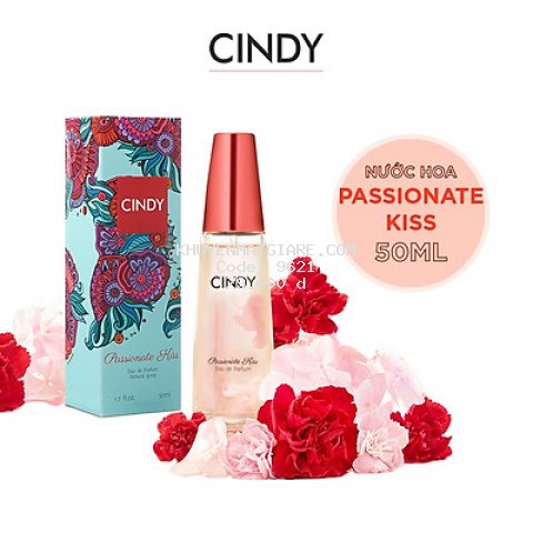 Nước hoa cho nữ Cindy Passionate Kiss mùi hương gợi cảm sành điệu 30ml