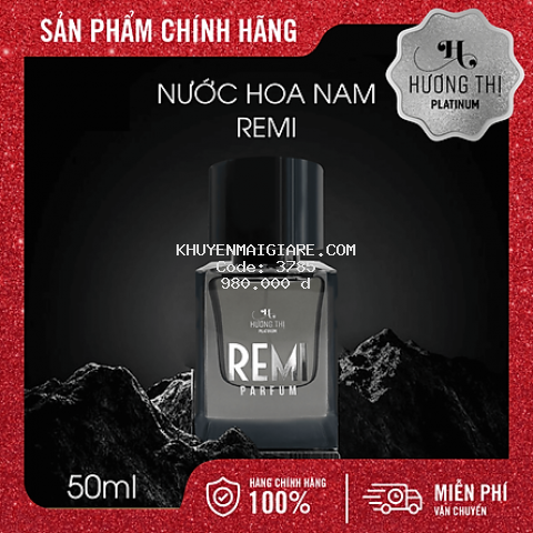 Nước Hoa Nam Remi Hương Thị Phong Cách Cá Tính Cho Phái Mạnh 50 ml