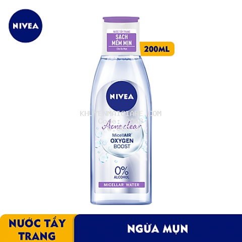 Nước Tẩy Trang NIVEA Acne Care Ngừa Mụn Micellar Water (200ml) - 89271