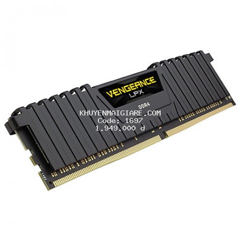 Ram PC Corsair Vengeance LPX 16GB 3000MHz DDR4 (1x16GB) CMK16GX4M1D3000C16-Hàng Chính Hãng