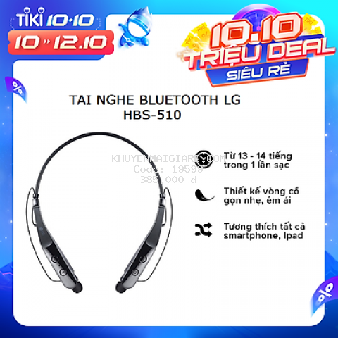 Tai nghe Bluetooth LG HBS-510 - Hàng Chính Hãng