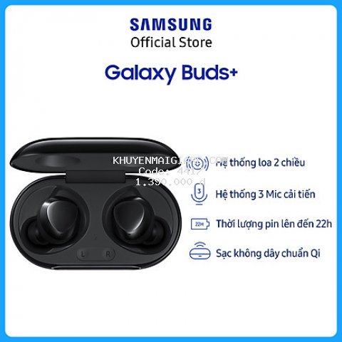 Tai Nghe Bluetooth True Wireless Samsung Galaxy Buds + Plus - Hàng Chính Hãng