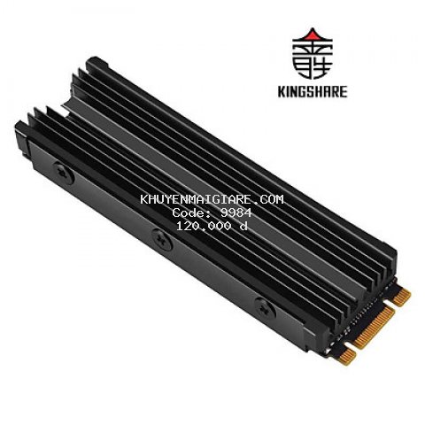 Tản Nhiệt Kingshare cho SSD M2 NVME PCIe gắn cho PC (màu ngẫu nhiên) - Hàng Nhập Khẩu