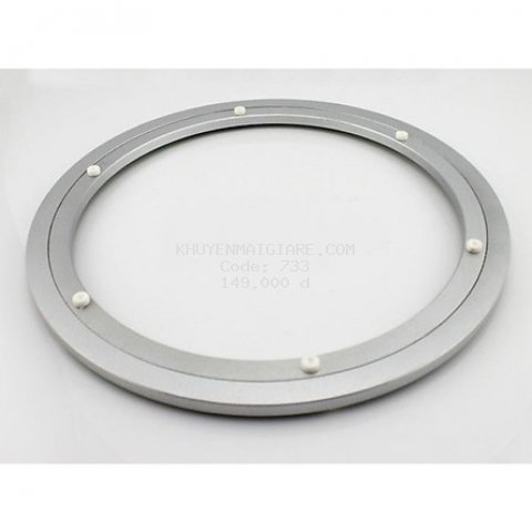 vòng xoay nhôm Ø350mm được sử dụng làm bàn xoay tròn, dùng trong chế tác và sản xuất đồ nội thất, sử dụng cho mâm xoay bàn tiệc nhà hàng tiệc cưới