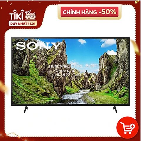 Android Tivi Sony 4K 50 inch KD-50X75A Mới 2021