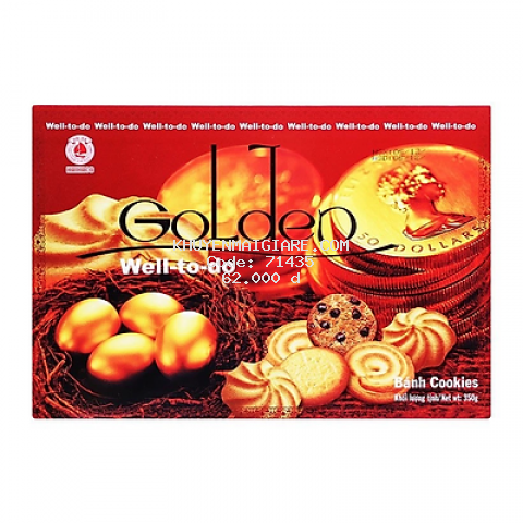Bánh Golden hải hà 350g