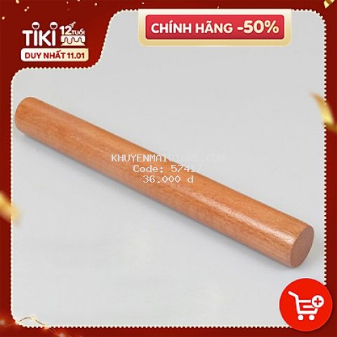 Cây Lan Bột Làm Bánh Bằng Gỗ 30cm