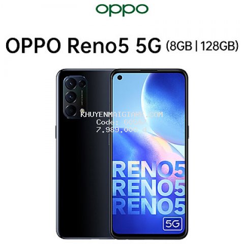 Điện Thoại Oppo Reno 5 (8GB/128G) - Hàng Chính Hãng