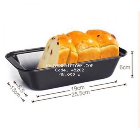 Khuôn loaf chữ nhật chống dính làm bánh mỳ (MS 198)