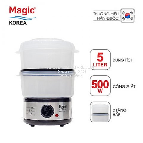 Máy Hấp Thực Phẩm Magic Korea A64 (500W) - Hàng chính hãng