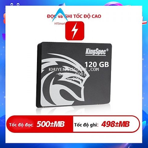 Ổ cứng SSD KingSpec P4 120GB - Hàng Chính Hãng