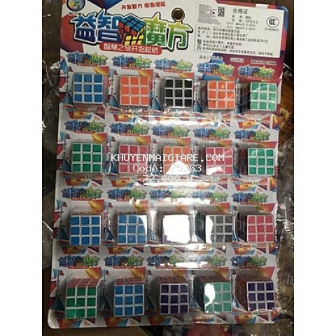 vỉ Rubik 3x3 loại nhỏ (20cái)